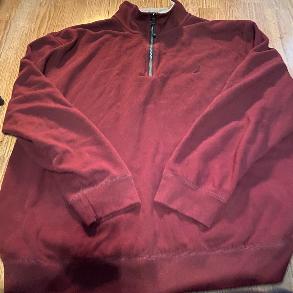 Nautica Quater Zip Crew Neck XL